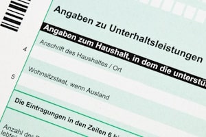 Beim Bürgergeld muss eine Veränderungsmitteilung ans Jobcenter erfolgen, wenn sich der Unterhalt geändert hat.