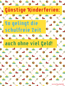 eBook Günstige Kinderferien